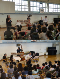 札響音楽創造体験プログラム開催/札幌市立発寒東小学校