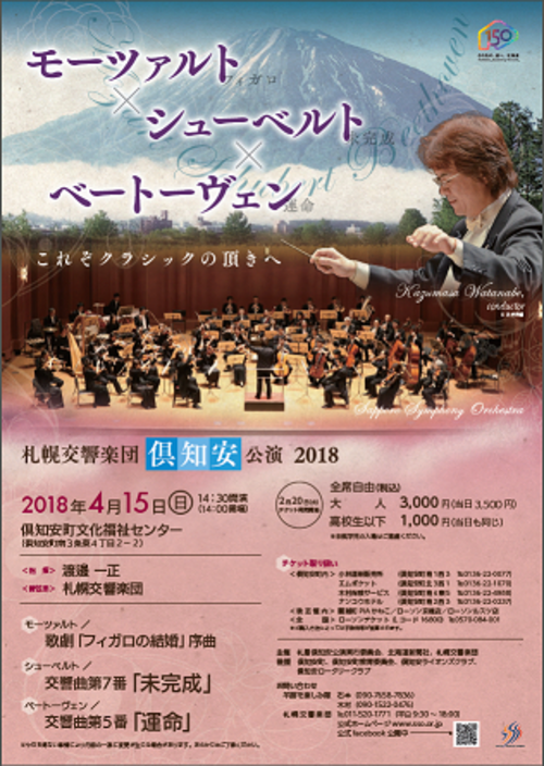 札幌交響楽団 倶知安公演 2018
